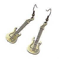 Drop Earrings Alloy Fashion Guitar Jewelry Party