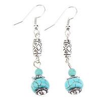 drop earrings dangle earrings earrings turquoise bohemian statement je ...