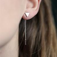 Drop Earrings Alloy Simple Style Gold Silver Jewelry Daily Casual 2pcs