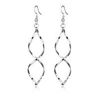 Drop Earrings Jewelry Crossover Fashion Daily Alloy 1 pair Gold Silver