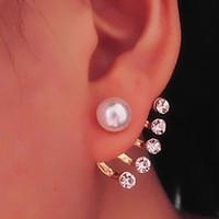 Drop Earrings Pearl Imitation Pearl Rhinestone Simulated Diamond Alloy Jewelry Daily Casual 1 pair