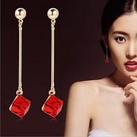 Drop Earrings Crystal Alloy Bridal Jewelry Wedding Party Daily Casual 1set