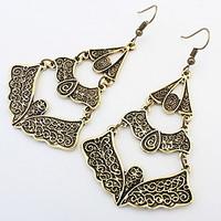 Drop Earrings Lady Girls\' Alloy Fashion in Euramerican Vintage Carve Patterns or Designs Drop Earrings Halloween Party Congratulations Jewelry