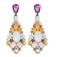 Drop Earrings Alloy Fashion Orange Blue Ivory Jewelry Wedding 1 pair