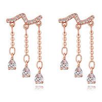 drop earrings aaa cubic zirconia dangling style bikini fashion luxury  ...