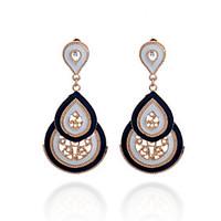 Drop Earrings Alloy Drop White Jewelry Party Daily Casual 2pcs