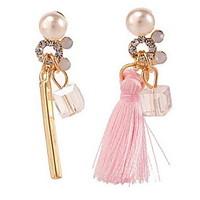 Drop Earrings Pearl Alloy Sexy Bikini Fashion Jewelry Pink Jewelry Wedding Party Daily Casual 1 pair
