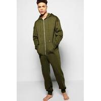 Drop Shoulder Onesie - khaki