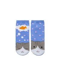 dreaming cat ankle socks