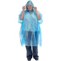 Draper 45841 Disposable Polythene Raincoat/poncho with Hood