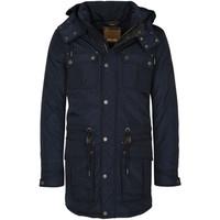 dreimaster parka with removable hood 57834799 mens parka in blue