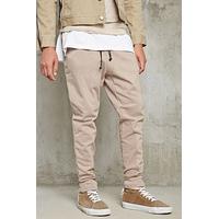 drop crotch terry joggers