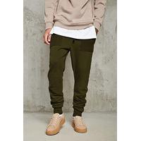 drop crotch ruched joggers