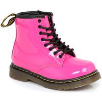 Dr Martens Infants Brooklee Hot Pink Boots boys\'s Children\'s Mid Boots in pink