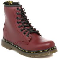 Dr Martens Dr. Martens Junior Cherry Delaney Boots boys\'s Children\'s Mid Boots in red