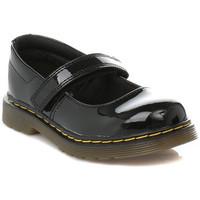 dr martens junior maccy black patent shoes girlss childrens shoes pump ...