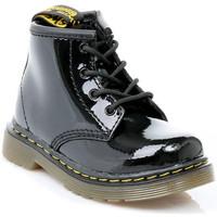 Dr Martens Toddler Black Brooklee Boots boys\'s Children\'s Mid Boots in black