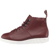 Dr Martens Mens Torrington Softy Hi Top Trainers Cherry Red