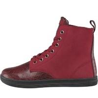 Dr Martens Womens Leyton Viper Hi Top Trainers Wine