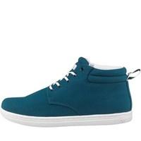 Dr Martens Mens Maleke Canvas Hi Top Trainers Lake Blue