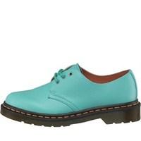 Dr Martens Womens 1461 Hug Me Leather Shoes Aqua