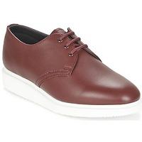 dr martens torriano mens casual shoes in red