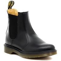dr martens chelsea boot black smooth mens mid boots in multicolour
