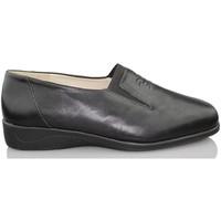 drucker calzapedic bufalo womens loafers casual shoes in black