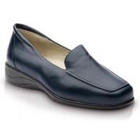 drucker calzapedic 1299 womens loafers casual shoes in blue