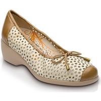 drucker calzapedic bufalo womens court shoes in beige