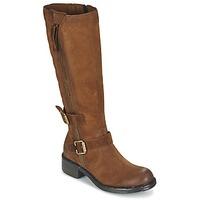 dream in green razine womens high boots in brown