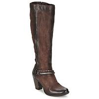 dream in green zahi womens high boots in brown