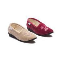 Dr Ann - Ladies Slippers - Beige - Size 5
