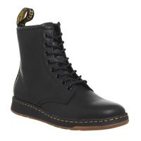 dr martens newton 8 eye boot m black leather