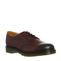 Dr. Martens Dm 3 Eye Lace Shoe CHERRY RED ANTIQUE LEATHER