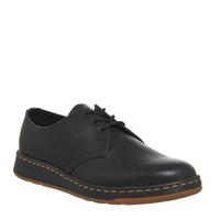 dr martens cavendish 3 eye shoe m black leather