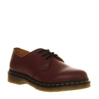 Dr. Martens 3 Eyelet Shoe CHERRY RED
