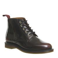 dr martens emmeline lace up boots cherry red