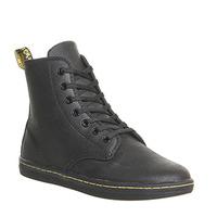 dr martens eclectic shoreditch 7 eye boot black leather