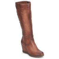 dream in green zoodi womens high boots in brown