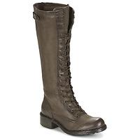 dream in green waddah womens high boots in grey