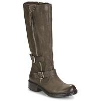 dream in green razine womens high boots in grey