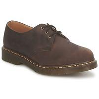 dr martens 1461 3 eye shoe womens casual shoes in brown