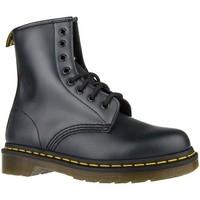 dr martens navy smooth womens mid boots in multicolour