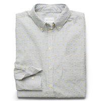 dreamy dobby oxford shirt daisy yellow