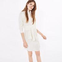 dreamy oxford smille shirt dress offwhite