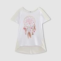 Dream Feather Print T-Shirt