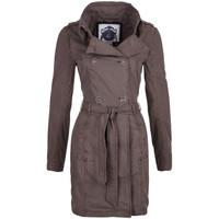 Dreimaster Trench coat 36134418 women\'s Trench Coat in brown