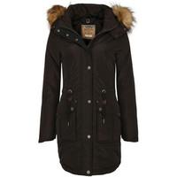 dreimaster hooded parka with detachable fur collar and 37834803 womens ...
