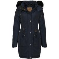 dreimaster hooded parka with detachable fur collar and 37834803 womens ...